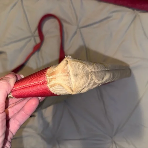 Coach Signature Stripe Crossbody Bag – Authentic - Picture 4 of 14